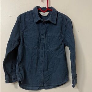 Dark Blue Button-Up Shirt
